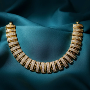 Uncut Diamond Necklace 002