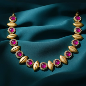 Uncut Diamond Necklace 003